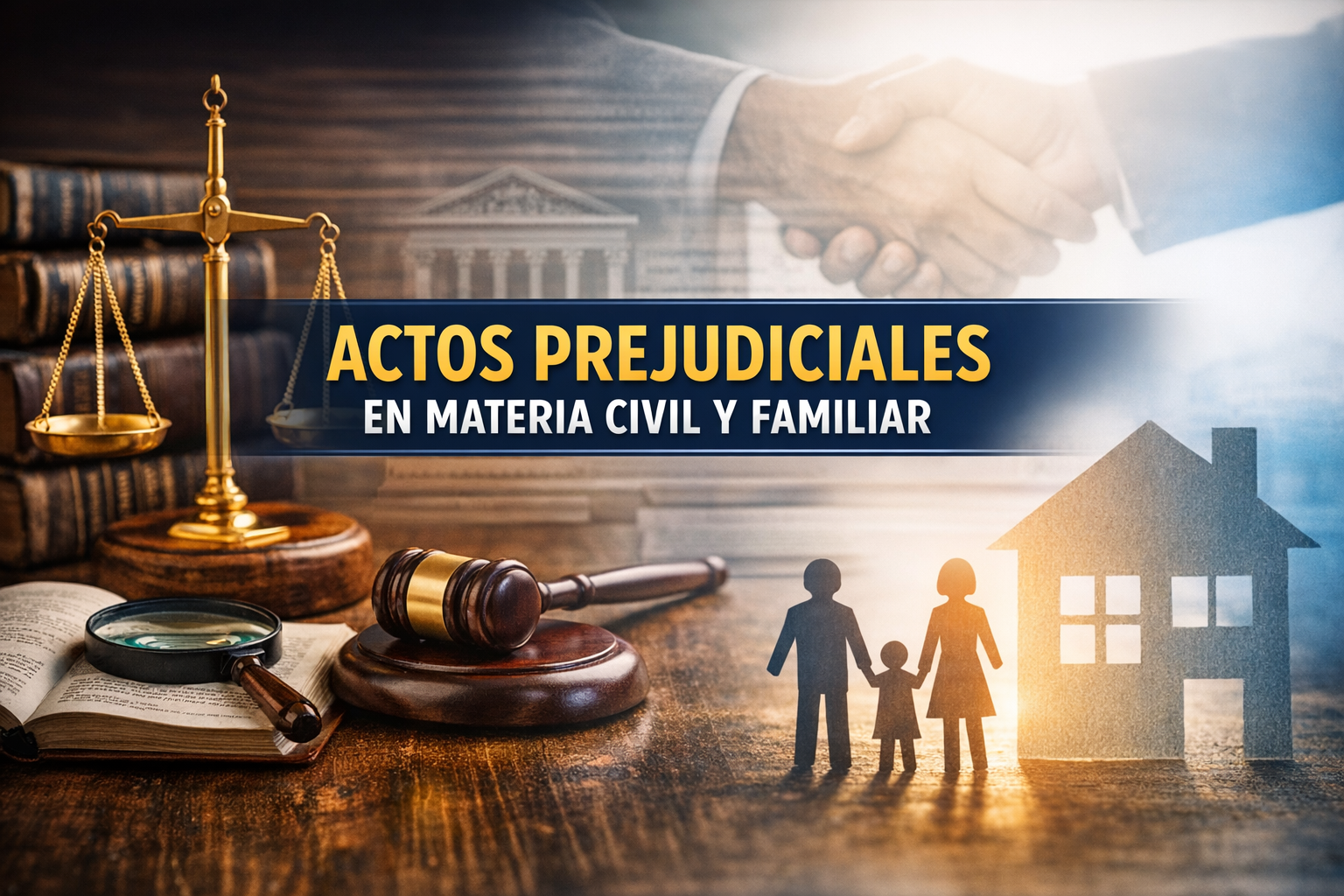 ACTOS PREJUDICIALES EN MATERIA CIVIL Y FAMILIAR